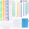 19pcs Mandala Dotting Tools Set Pen Dotting Tools Mandala Stencil Ball Stylus Paint